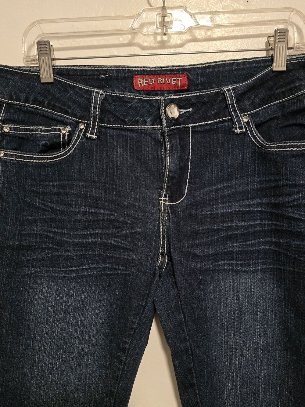 Red Rivet - Low Rise Skinny Jeans - Picture 4 of 11